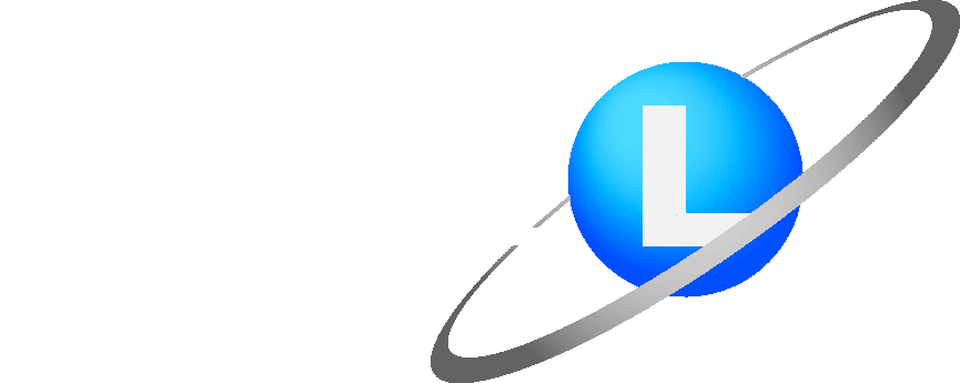 planet l logo invert